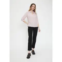 MA GRIFFE - Blusa Manga Larga Rosado Mujer Magriffe
