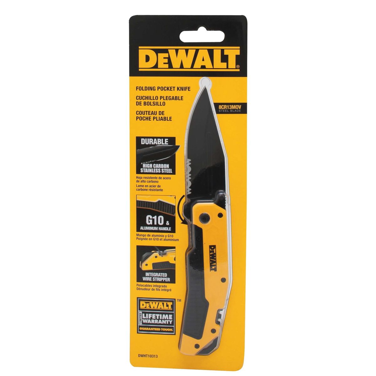 DEWALT - Cuchillo de bolsillo DEWALT DWHT10313