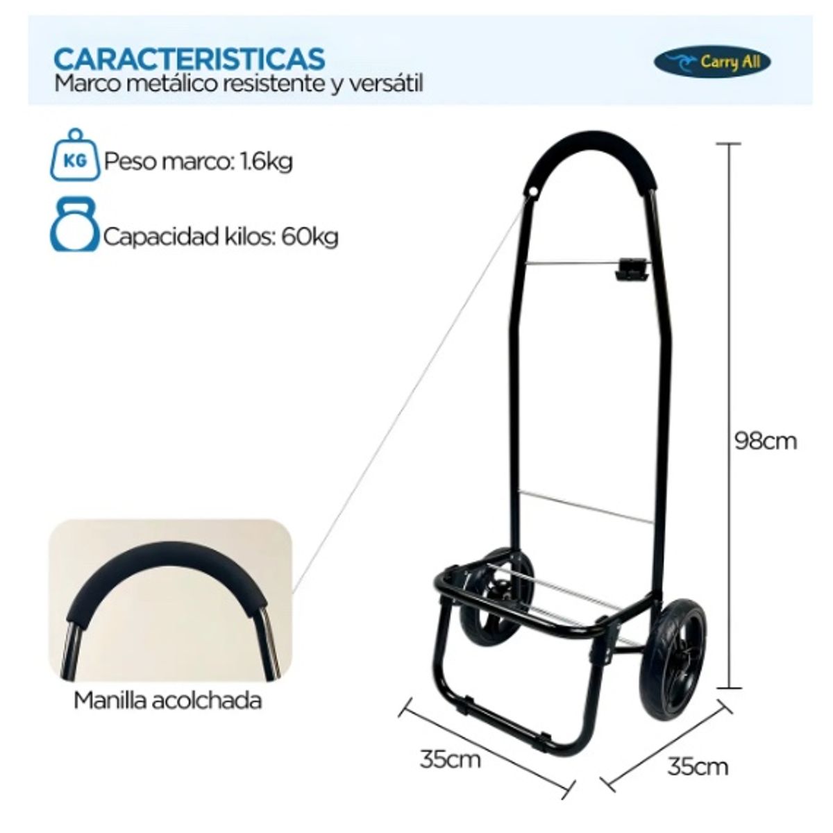GENERICO - Carrito De Compras Plegable