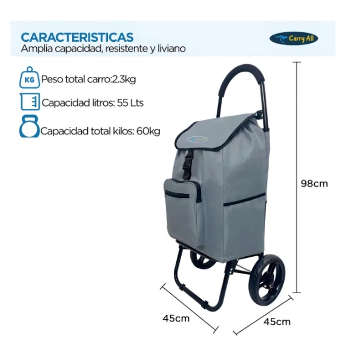GENERICO - Carrito De Compras Plegable
