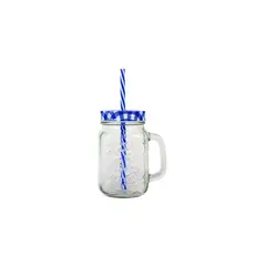 GENERICO - Tarros De Cristal Mason De 500 Ml Terremoto Fiestas Patrias