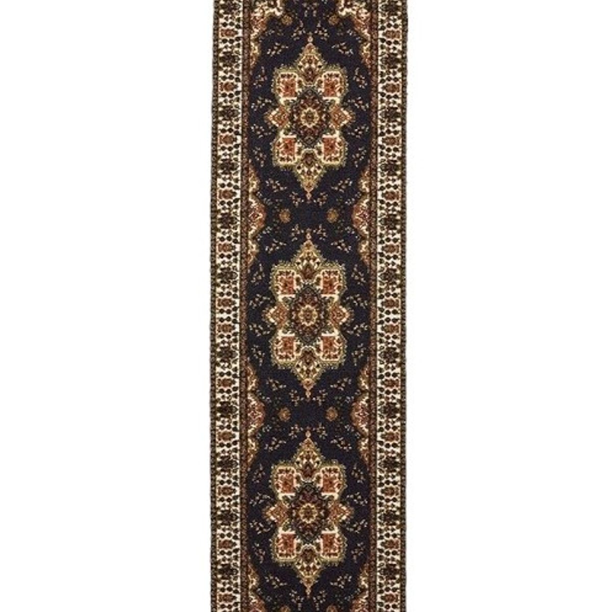 MROTTO - Alfombra Pasillo Negro 70 cm x 4 metros ANTIDESLIZANTE Sin Overlock