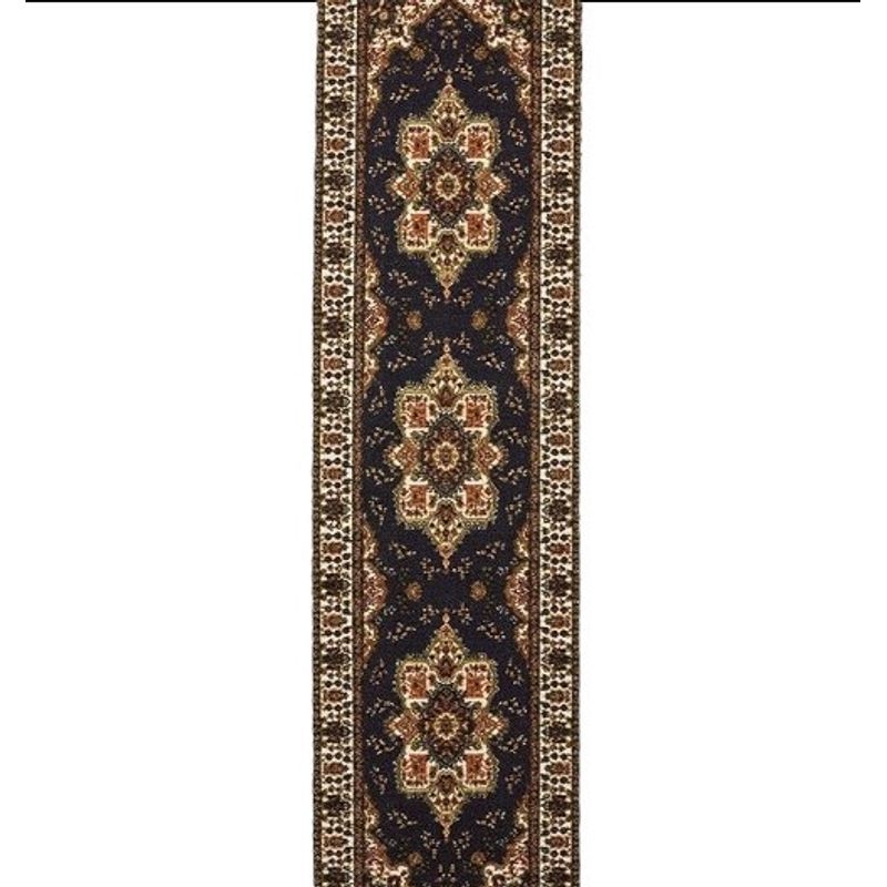 MROTTO - Alfombra Pasillo Negro 70 cm x 4 metros ANTIDESLIZANTE Sin Overlock