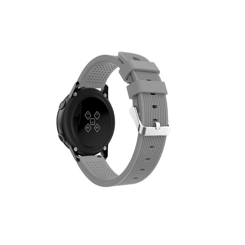 GENERICO - Correa De Silicona Para Reloj Garmin Vivoactive3 Vivomove Hr-GRIS
