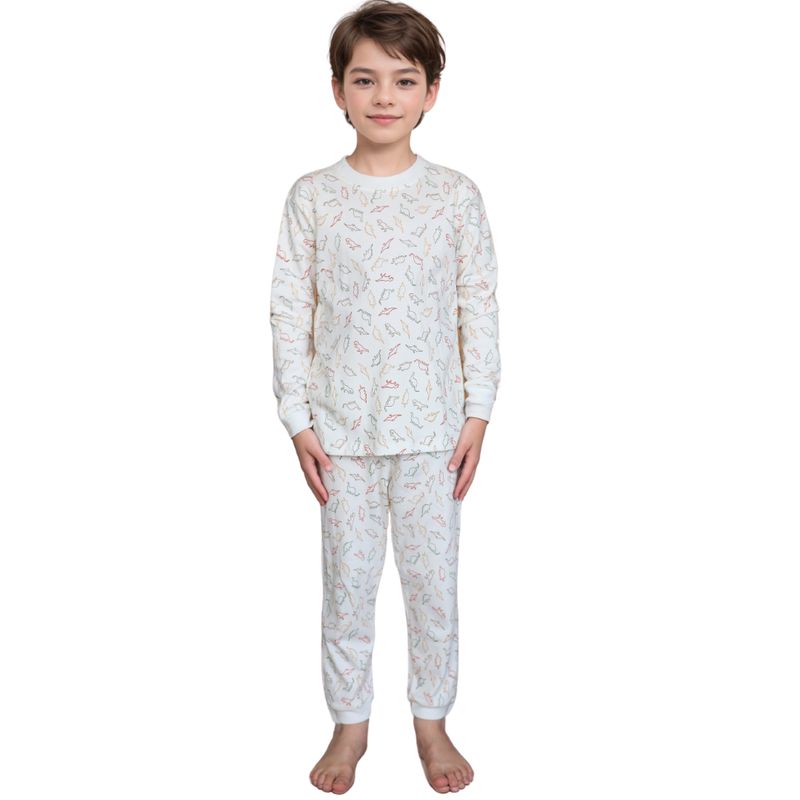 SIMPLY B - Pijama algodón dinosaurio niño
