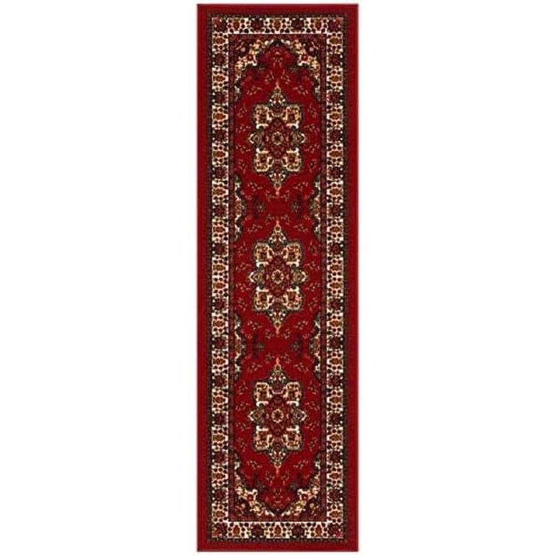 MROTTO - Alfombra Pasillo Rojo 70 cm x 4 metros ANTIDESLIZANTE.