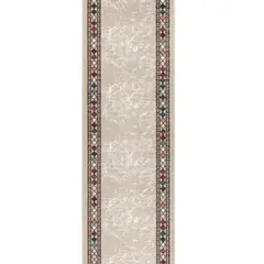 MROTTO - Alfombra Pasillo Beige 70 cm x 4 metros ANTIDESLIZANTE
