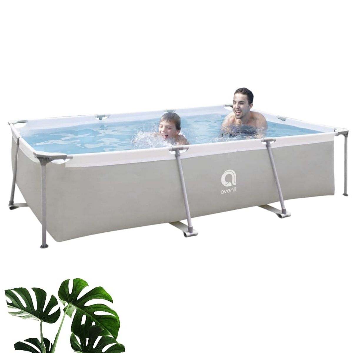 AVENLI - Piscina estructural rectangular 300x207x65cm