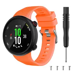 GENERICO - Correa De Silicona Para Garmin Forerunner 45 45s Swim 2-NARANJA