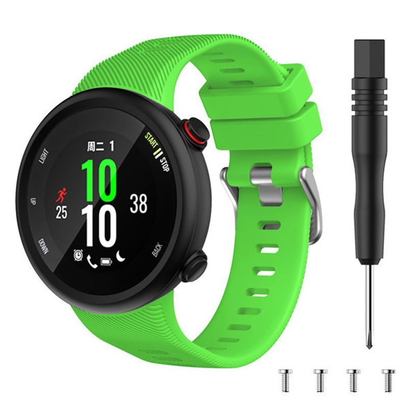 GENERICO - Correa De Silicona Para Garmin Forerunner 45 45s Swim 2-VERDE