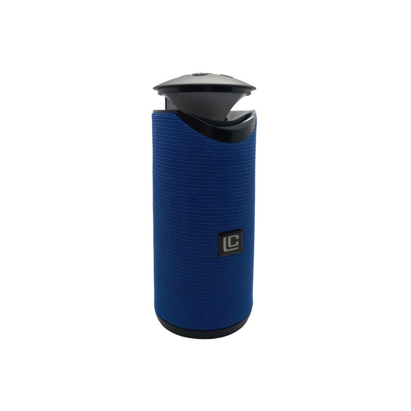 IMPORTCLICK - Parlante Bluetooth Recargable Con Luz RGB/USB/TF/FM Azul