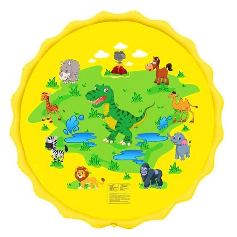 IMPORTCLICK - Piscina Alfombra Infantil Regadera De Agua 150 CM Amarillo