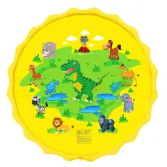 IMPORTCLICK - Piscina Alfombra Infantil Regadera De Agua 150 CM Amarillo
