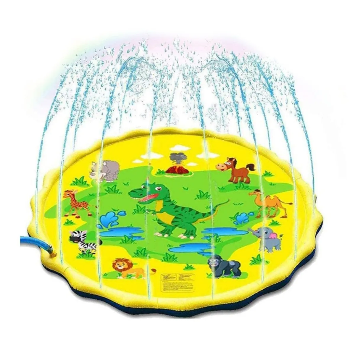 IMPORTCLICK - Piscina Alfombra Infantil Regadera De Agua 150 CM Amarillo