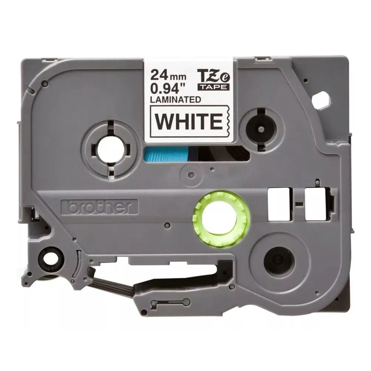 BROTHER - Cinta Brother TZE-251 24mmx8mts Adhesivo Negro Sobre Blanco