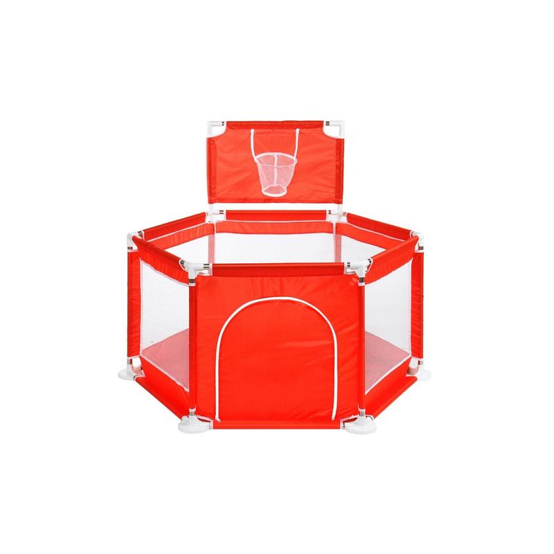 IMPORTCLICK - Piscina Corral Infantil Bebe Estimulacion Pelotas Rojo