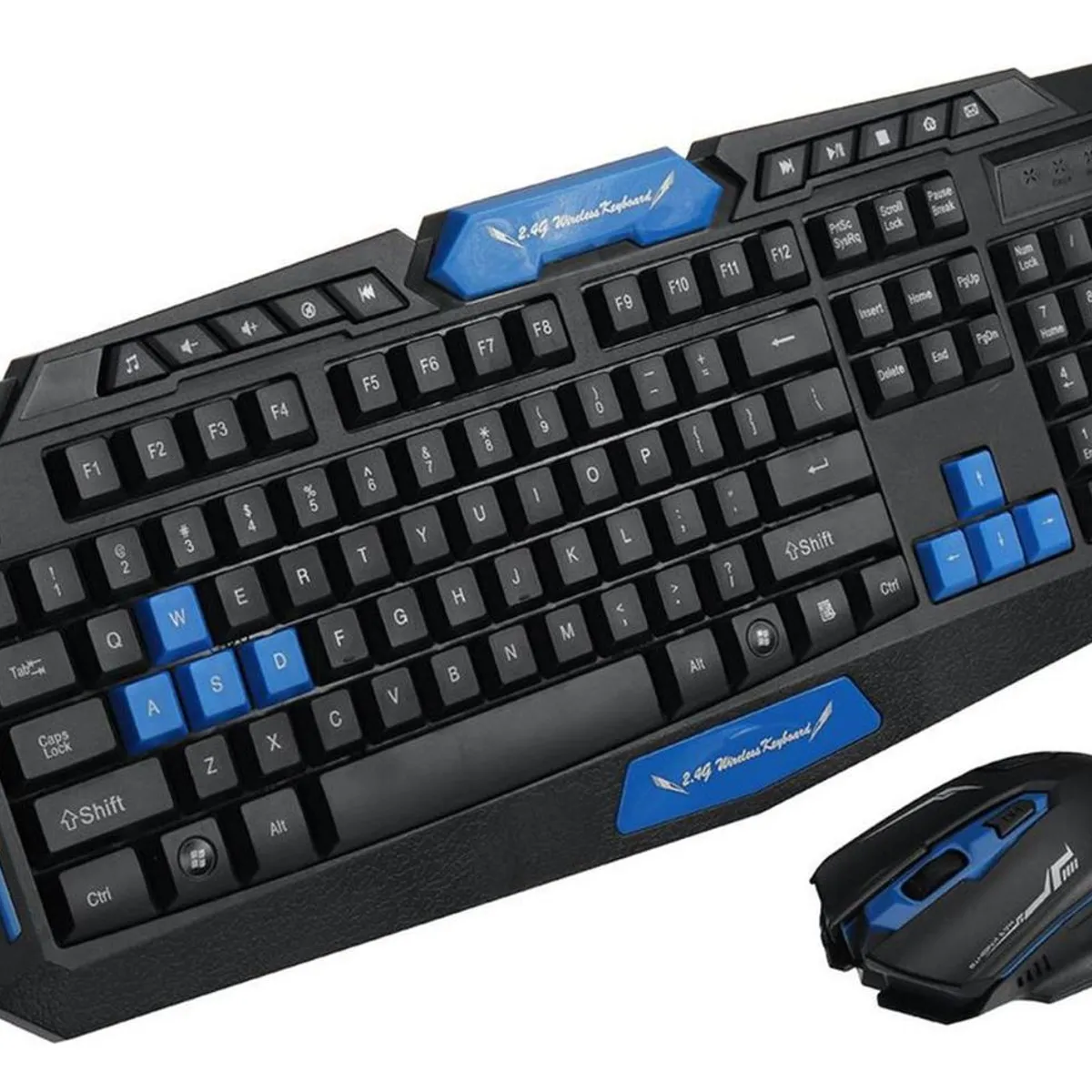 IMPORTCLICK - Kit Gamer Teclado + Mouse Inalámbrico HK8100