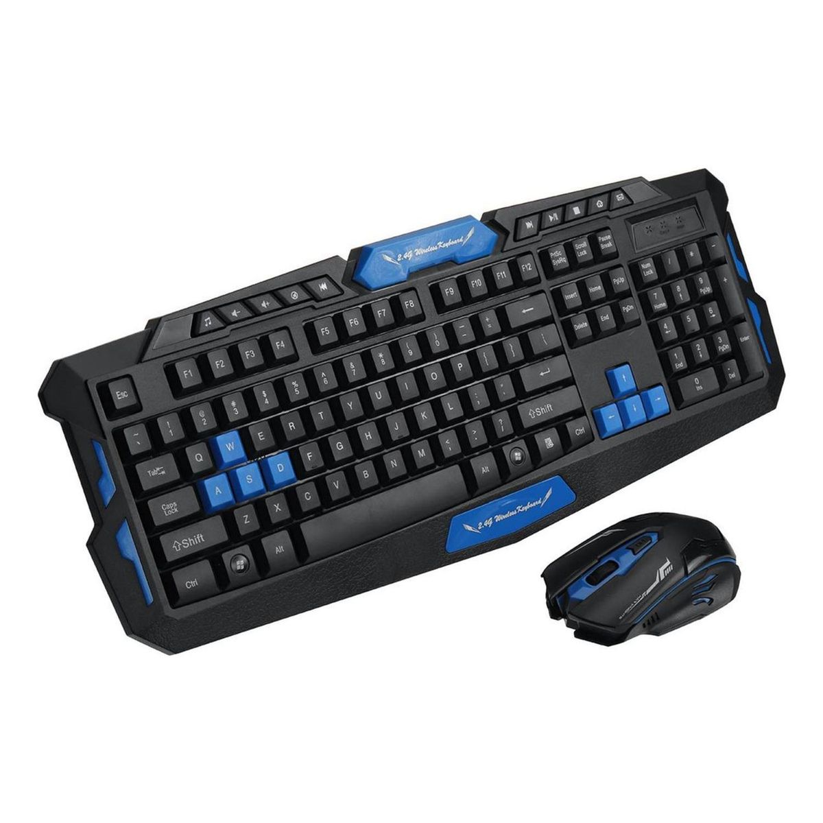 IMPORTCLICK - Kit Gamer Teclado + Mouse Inalámbrico HK8100