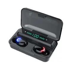 IMPORTCLICK - Audífonos True Wireless Bluetooth Indicador Negro - Negro