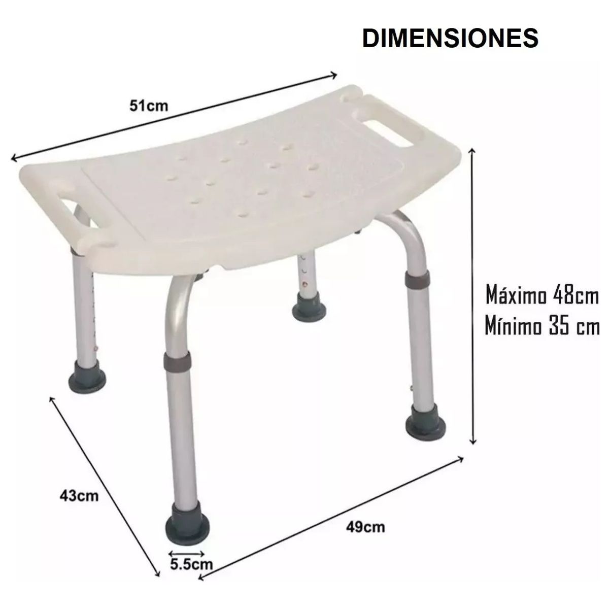 U BUY - Silla De Baño Adultos Silla Para Ducha Baños Discapacitado