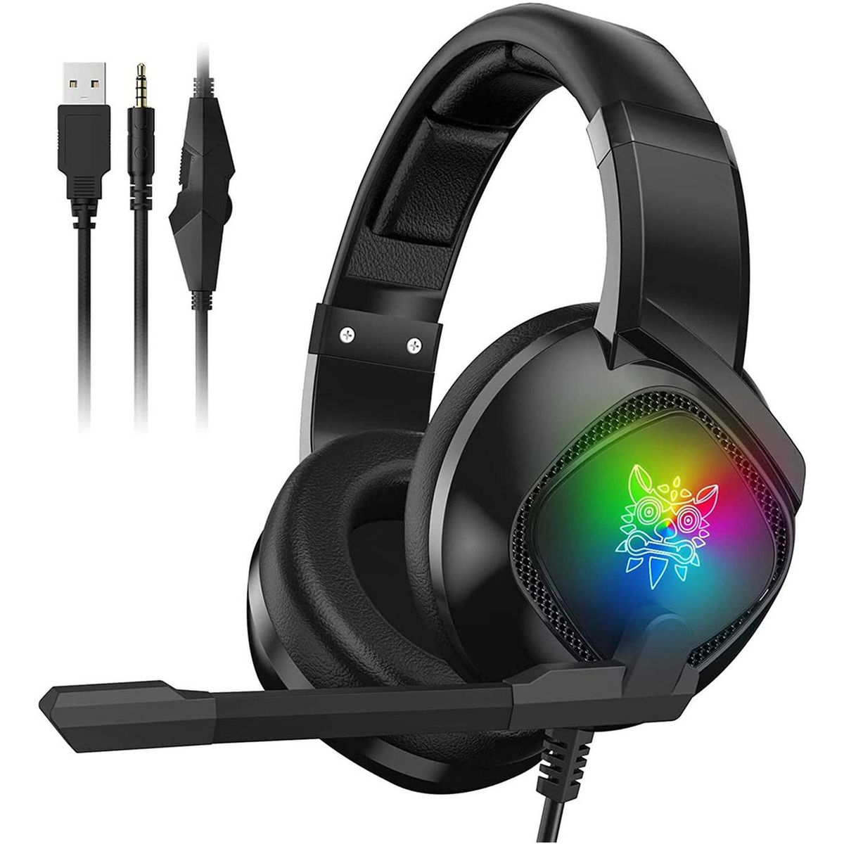 IMPORTCLICK - Audífono Gamer Con Micrófono Xbox PS4 Switch Negro