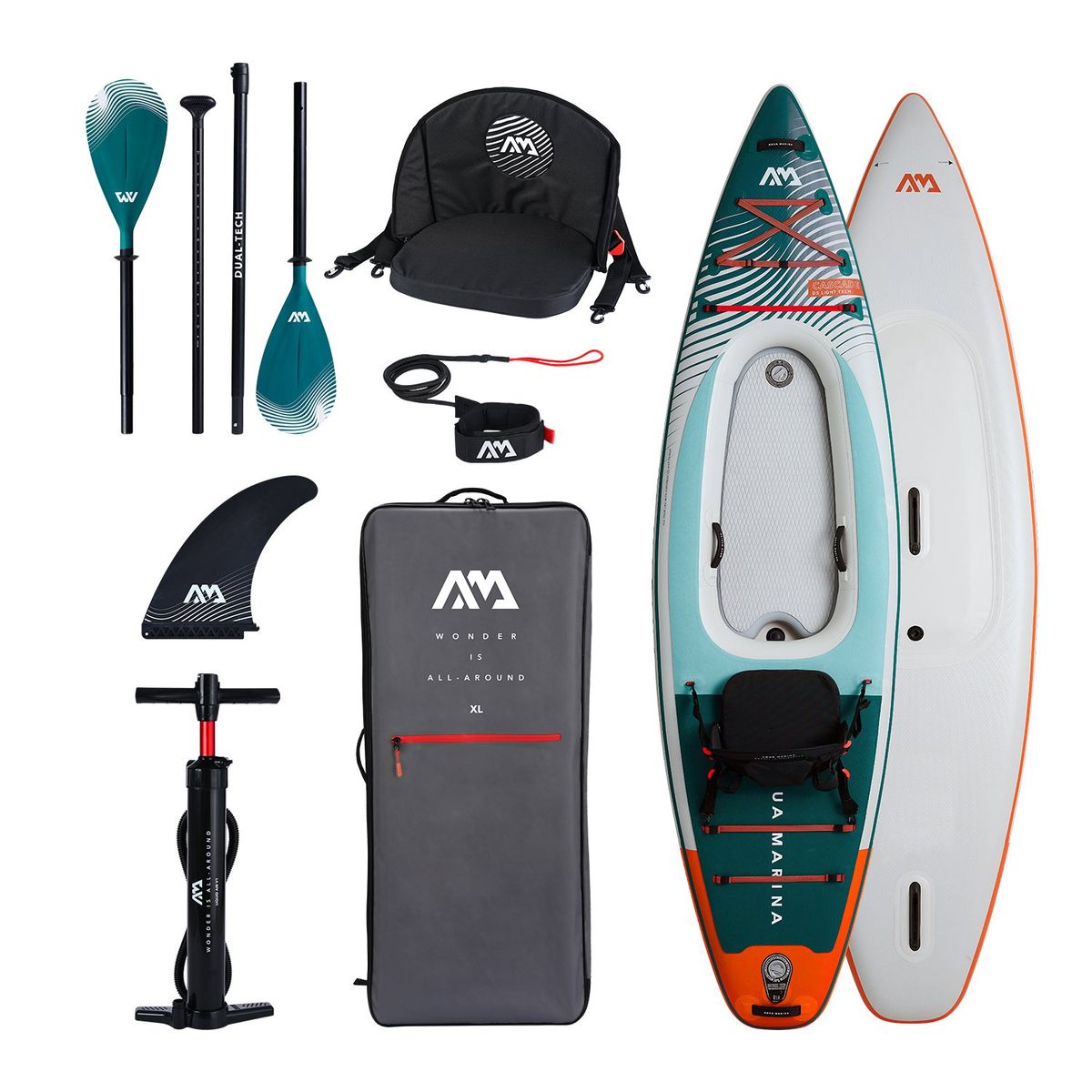 AQUA MARINA - SUP / Kayak Inflable Híbrido Aqua Marina Cascade 11’2″