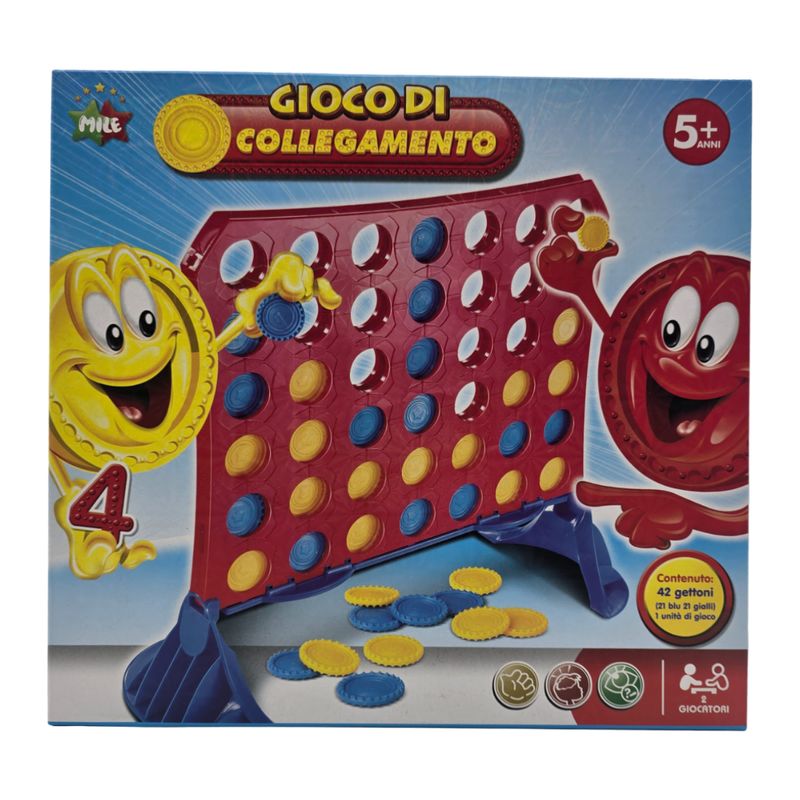 GENERICO - Juego De Mesa Forma 4 En Linea Juguete Divertido Familiar