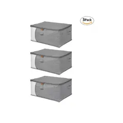 GENERICO - Pack 3 Bolso Organizador Almacenaje Jumbo 85 Lts. Bolsa