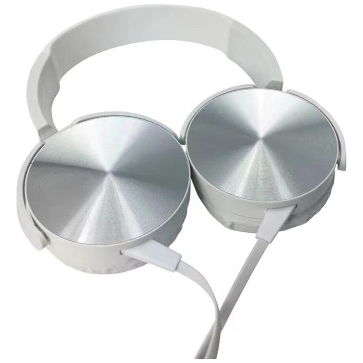 IMPORTCLICK - Audífono Extra Bass Micrófono 3.5 MM Plug Estéreo Blanco - Blanco