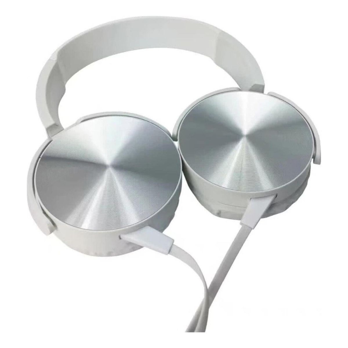 IMPORTCLICK - Audífono Extra Bass Micrófono 3.5 MM Plug Estéreo Blanco - Blanco