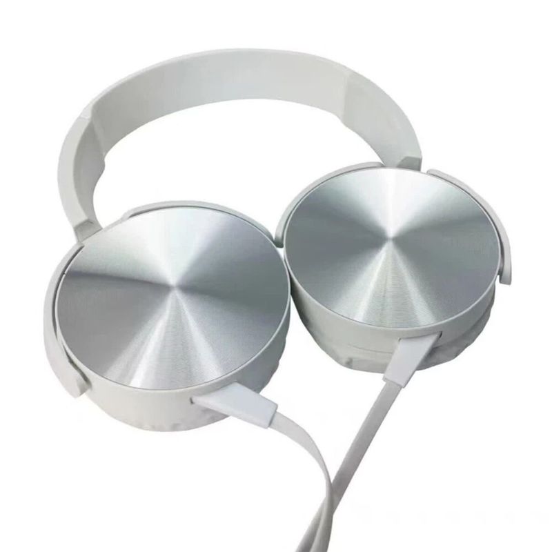 IMPORTCLICK - Audífono Extra Bass Micrófono 3.5 MM Plug Estéreo Blanco - Blanco