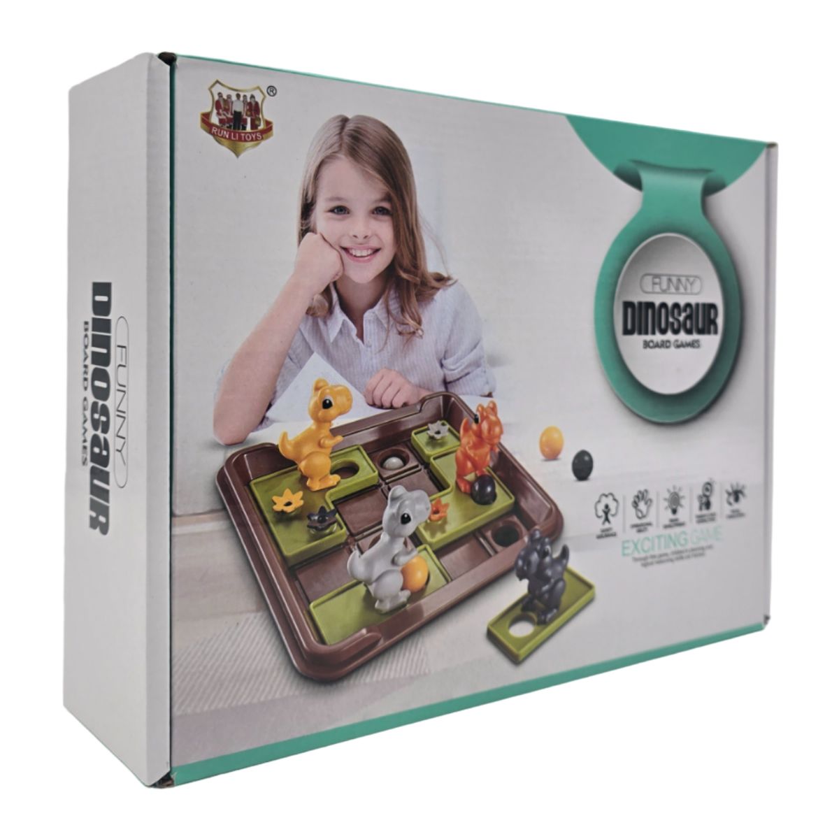 GENERICO - Rompecabeza 3D Juego De Habilidad y Logica Funny Dinosaurio