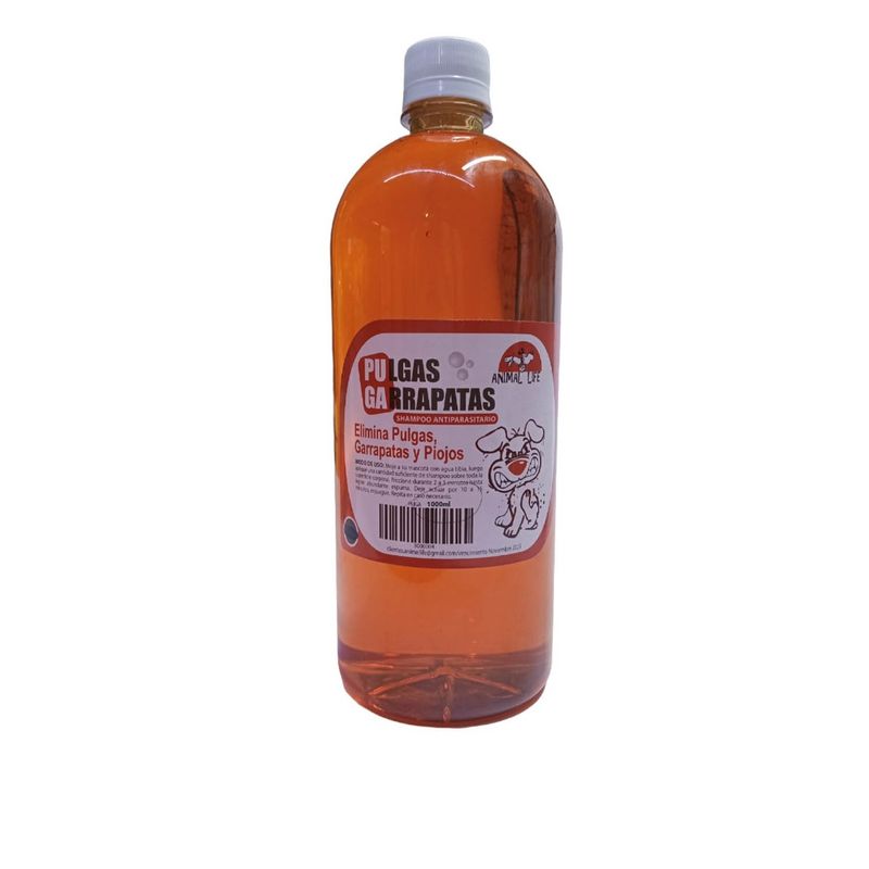 GENERICO - Shampoo Antiparasitario Pulga Garrapata Piojo Perro 1000ml