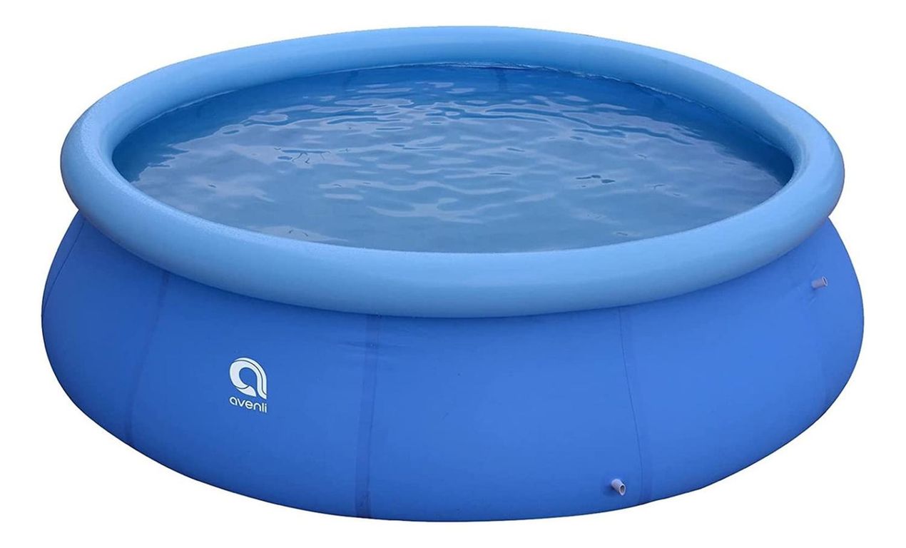 Piscina Inflable Familiar Redonda Azul 360x76 cm
