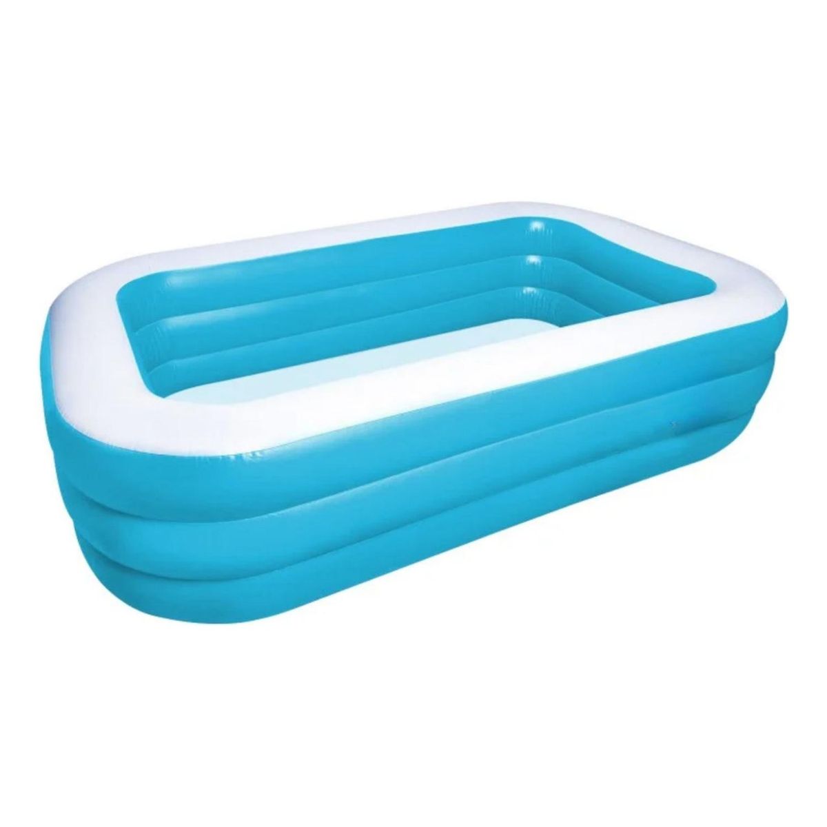 IMPORTCLICK - Piscina Inflable Infantil Azul 210x150x60 cm