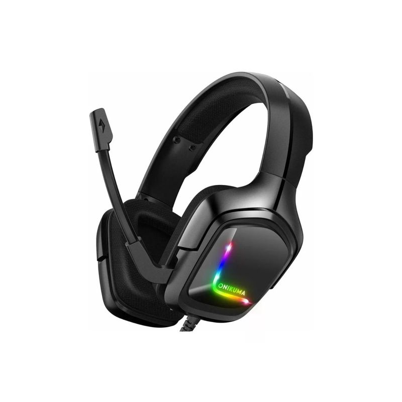 IMPORTCLICK - Audífonos Gamer Retroiluminado Led 3.5mm Conector Estéreo + USB
