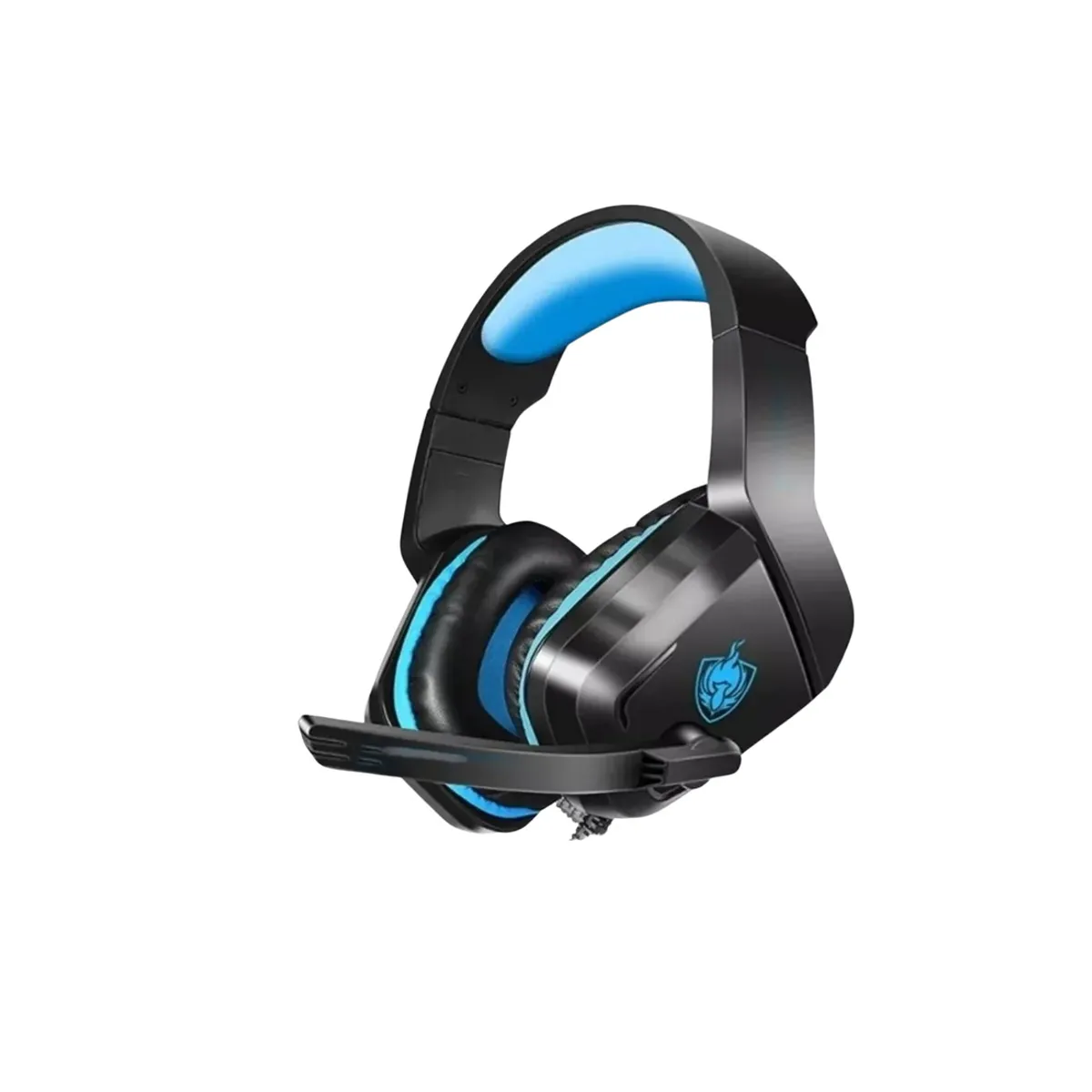 IMPORTCLICK - Audífonos Gamer 3.5mm Conector Estéreo Azul