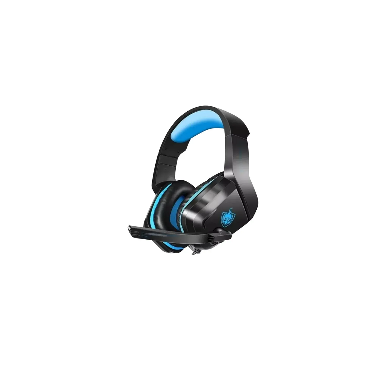 IMPORTCLICK - Audífonos Gamer 3.5mm Conector Estéreo Azul