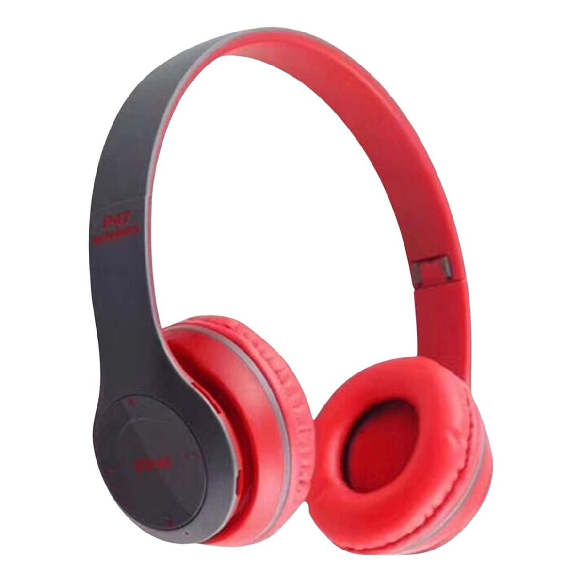 IMPORTCLICK - Audífonos Auriculares Bluetooth Reducción Ruido Rojo
