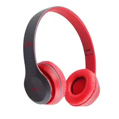 IMPORTCLICK - Audífonos Auriculares Bluetooth Reducción Ruido Rojo