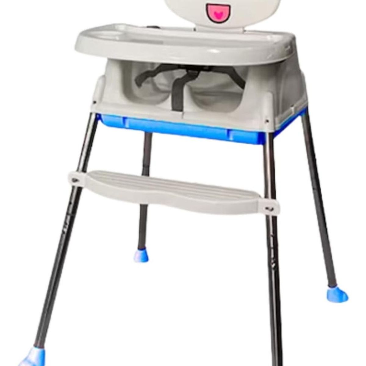 IMPORTCLICK - Silla Comer Bebe Infantil 3 En 1 Ajustable Celeste - Blanco