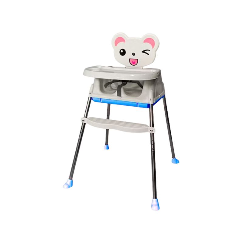 IMPORTCLICK - Silla Comer Bebe Infantil 3 En 1 Ajustable Celeste - Blanco