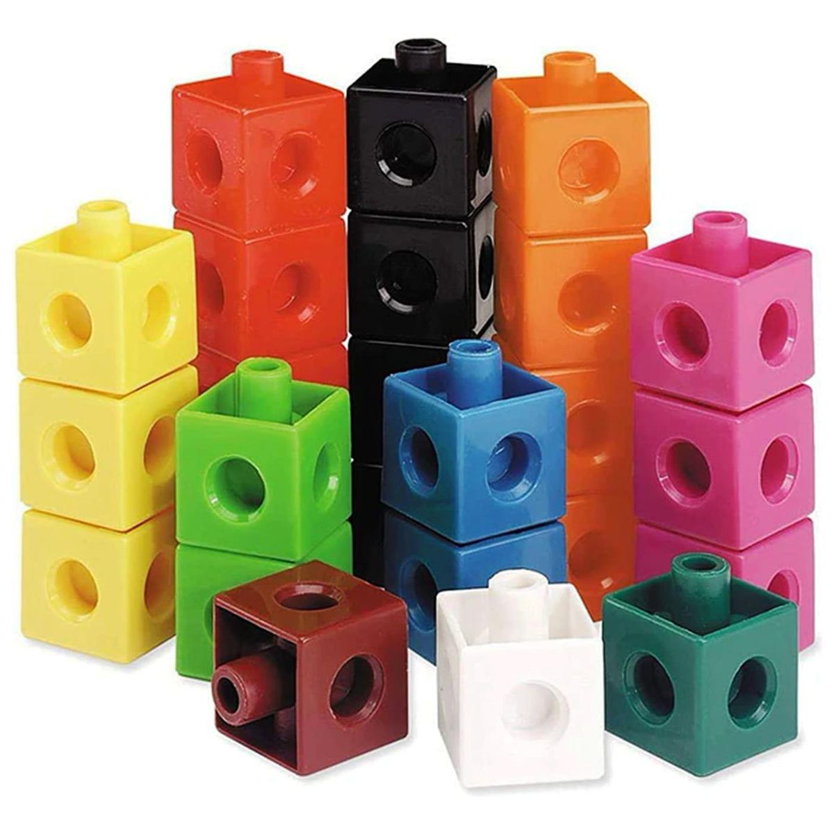 IMPORTCLICK - Pack 100 Cubos Lego Multiencaje Infantil - Multicolor