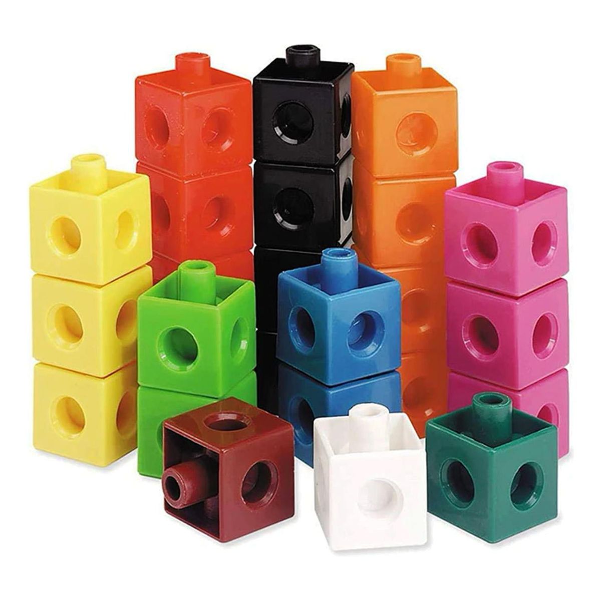 IMPORTCLICK - Pack 100 Cubos Lego Multiencaje Infantil - Multicolor