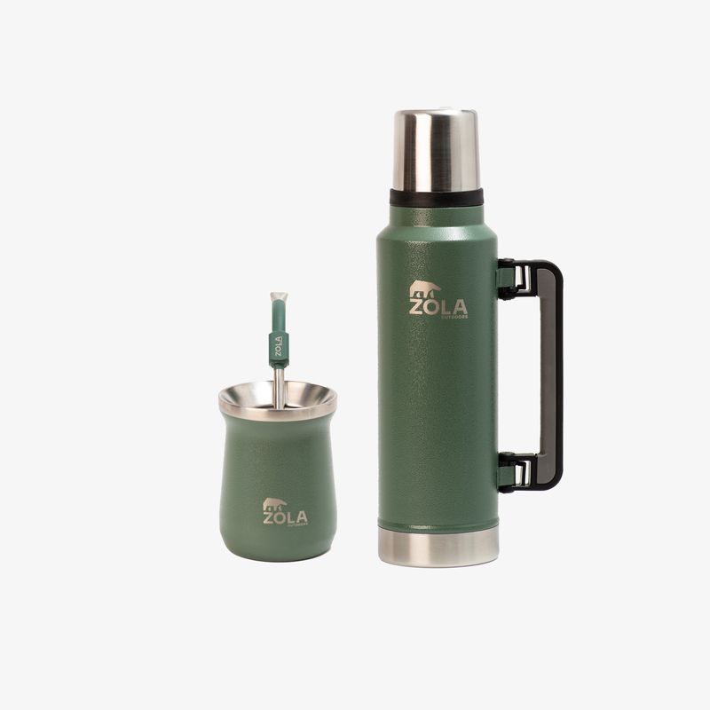ZOLA OUTDOORS - Set de mate 2.0 Vaso + Termo + Bombilla - Zola Outdoors