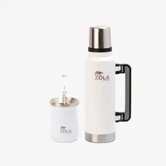 ZOLA OUTDOORS - Set de mate 2.0 Vaso + Termo + Bombilla -
