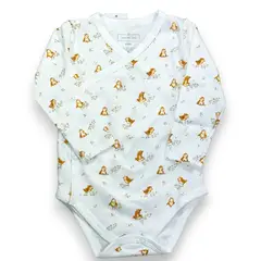 LANDARE - BODY CRUZADO DE ALGODÓN PIMA PAJARITOS KIDS