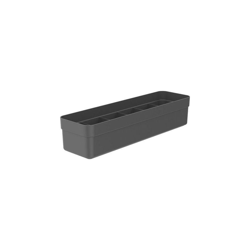 OU - Organizador De Cajón Closet Logic Pequeño Gris OU