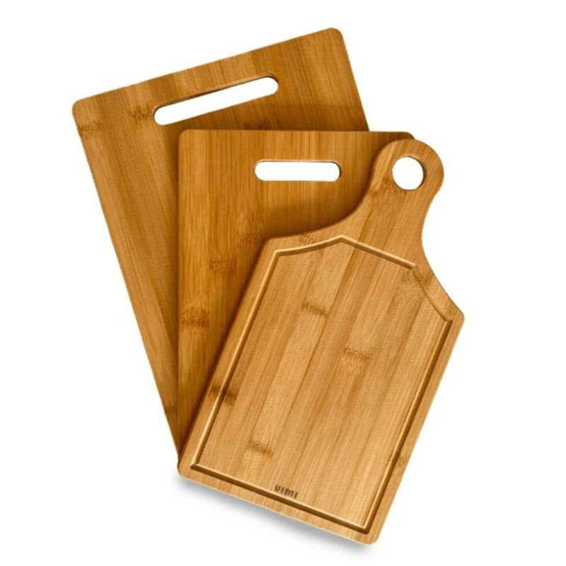 HOMESTAR - Set de Tabla de Cortar de Bambú Tabla De Charcutería De Queso