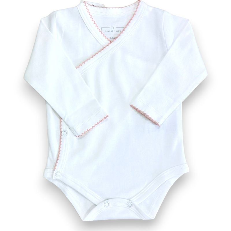 LANDARE - BODY CRUZADO DE ALGODÓN PIMA PALO ROSA LANDARE KIDS